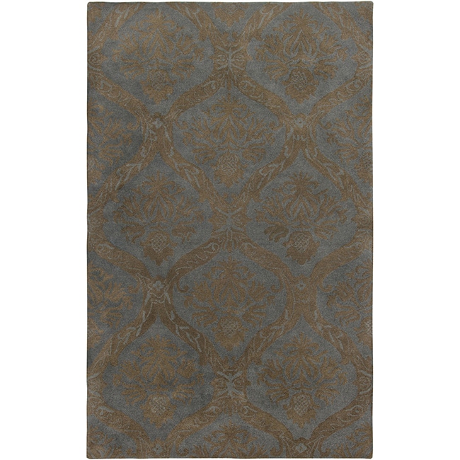 Hand-tufted Averlo Light Grey Area Rug - 5' x 8'
