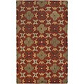 Hand-tufted Averlo Rust Rug (8' x 10') - 8' x 10'