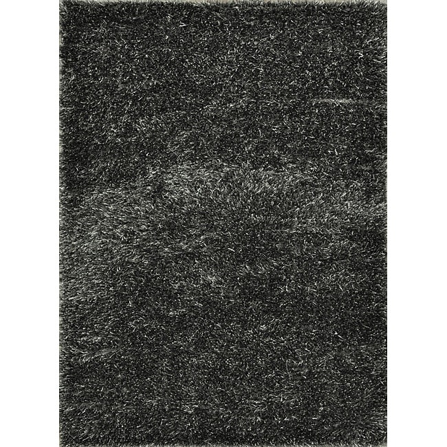 Seville Charcoal Shag Rug (36 X 56)