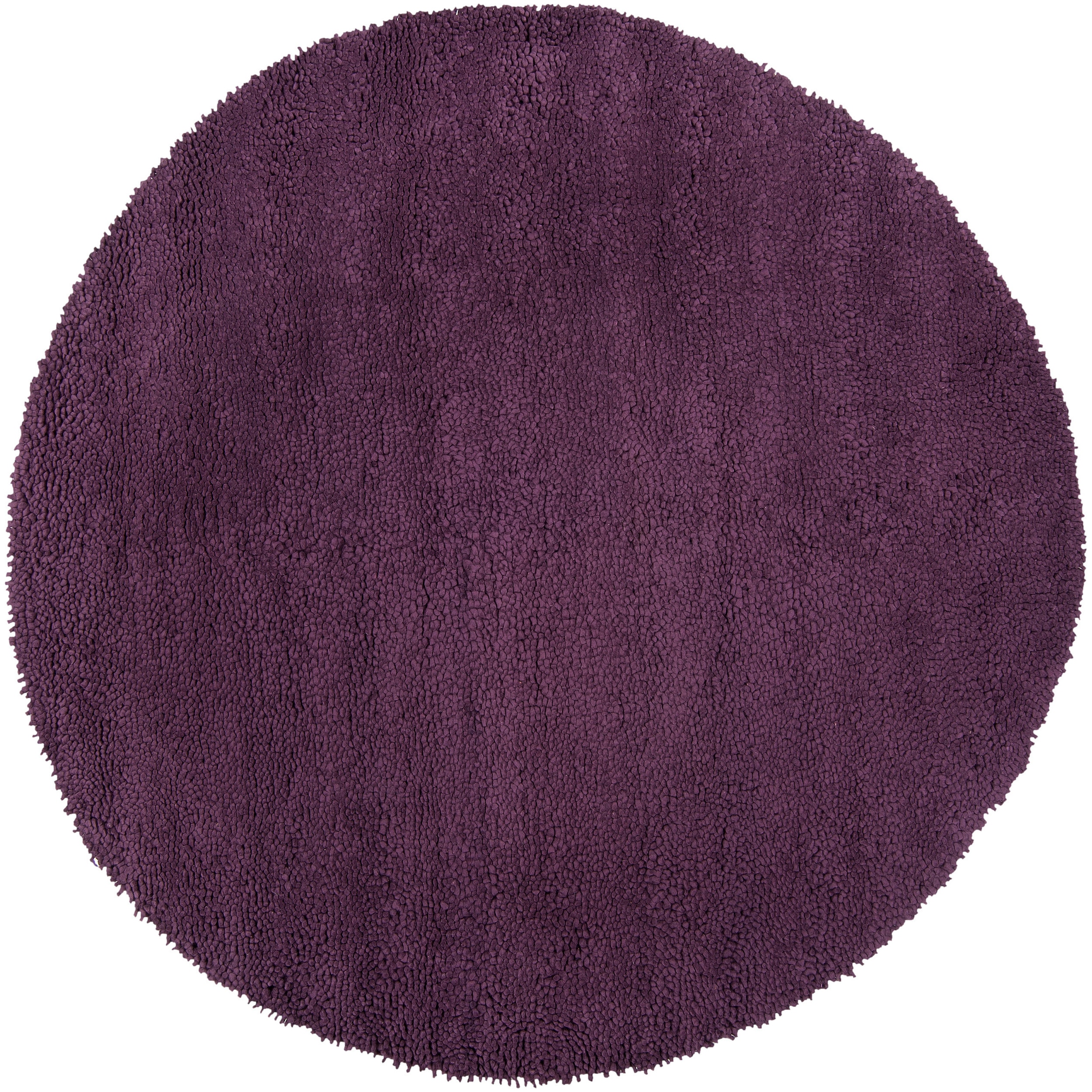 Shop Hand Tufted Purple Wool 'Stalacpipe' Rug - 8' Round - Free ...
