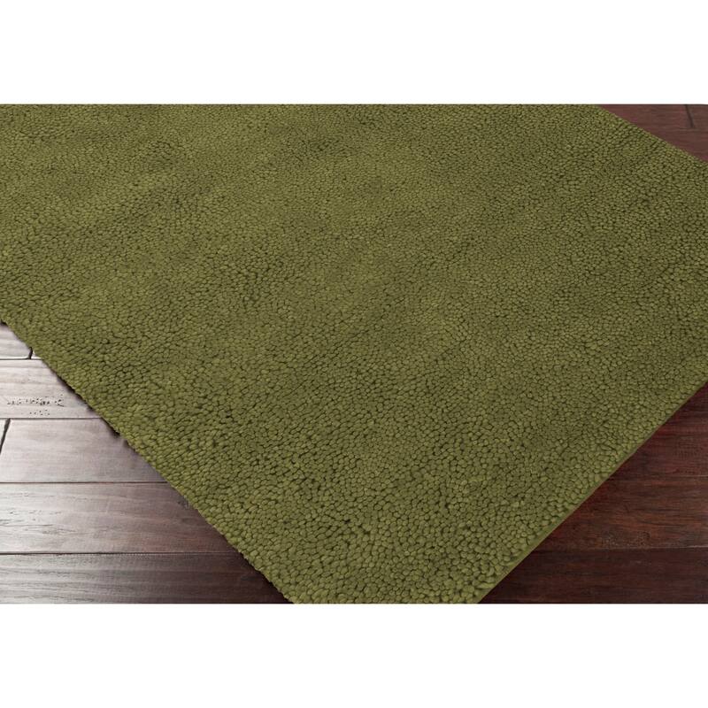 Handmade Jefferson Felted Wool Plush Area Rug