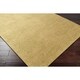 preview thumbnail 43 of 218, Handmade Jefferson Felted Wool Plush Area Rug 2'6" x 8' Runner/Surplus - Yellow - Runner/Rectangle