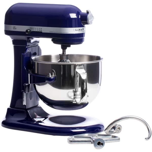 Shop Kitchenaid Rkp26m1xbu Cobalt Blue 6 Quart Pro 600 Bowl Lift Stand Mixer Refurbished Overstock 6481563