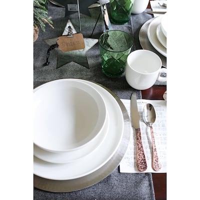 Every Time White Coupe Dinner Plates 11" (Set of 6)