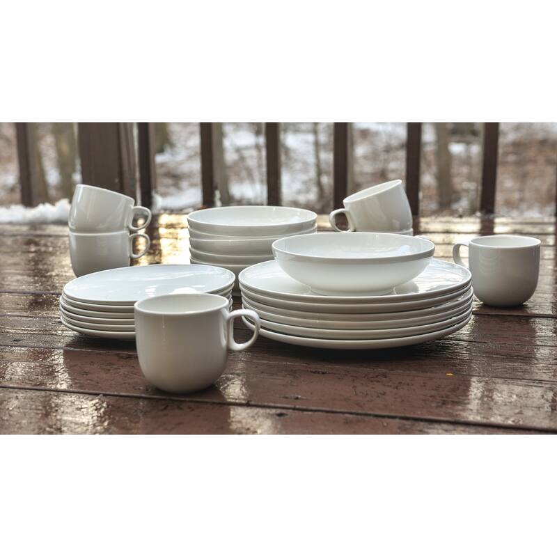 Every Time White Coupe Dinner Plates 11" (Set of 6)