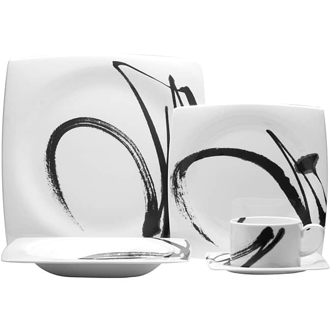 Paint it Black 20pc. Dinner Set