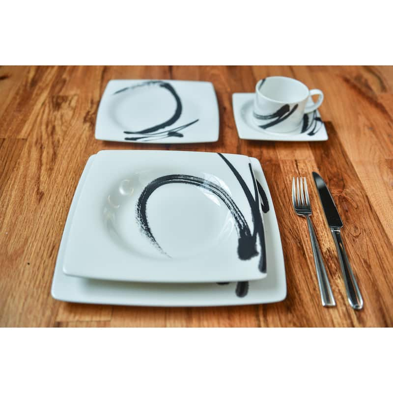 Paint it Black 20pc. Dinner Set