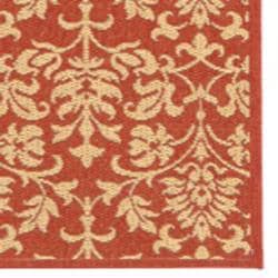 red outdoor runner rug
