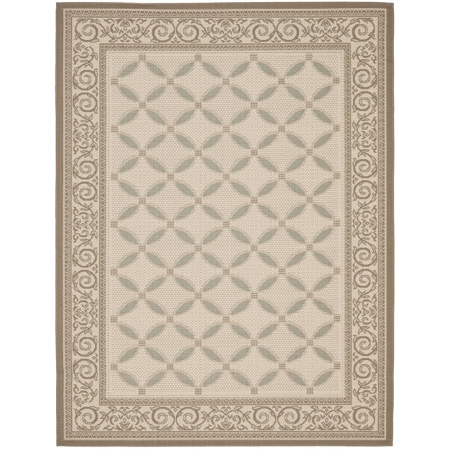 Beige/ Dark Beige Indoor Outdoor Rug (8 X 112)