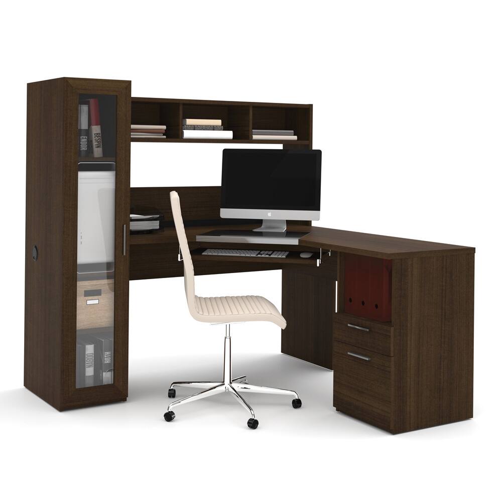 Bestar Tuxedo Jazz Corner Workstation Desk