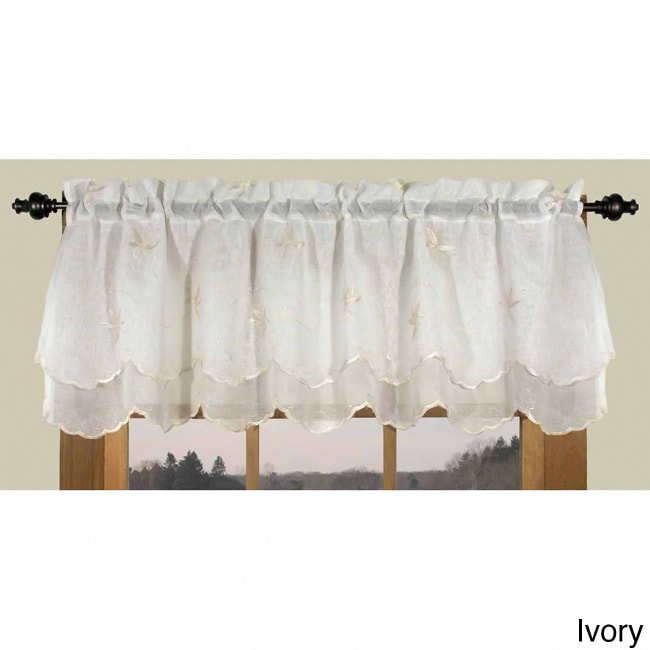 Zurich Vine And Leaf Scalloped Valance