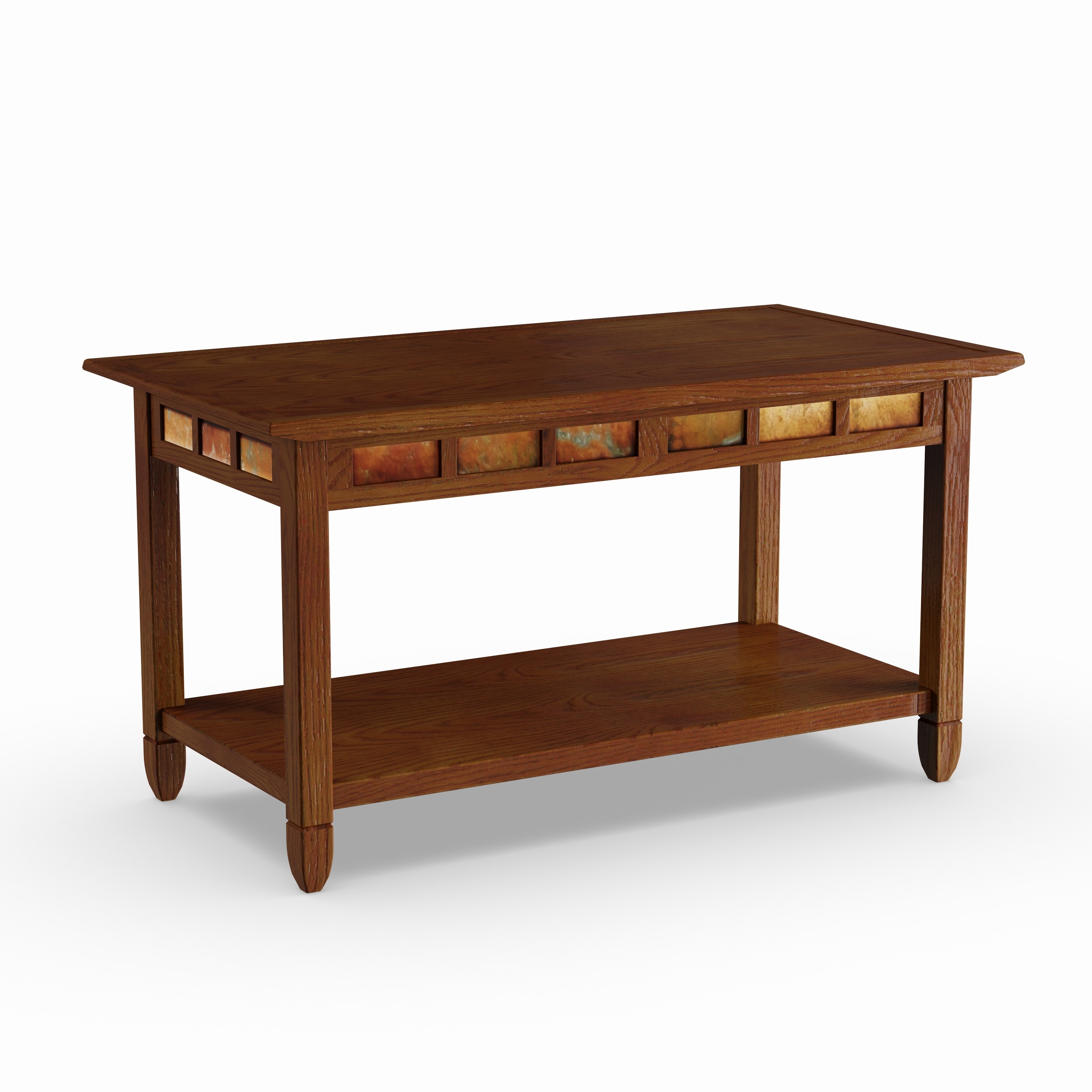 Copper Grove Ixia Rustic Oak And Slate Tile Coffee Table Copper Grove Ixia Rustic Oak And Slate Tile Coffee Table