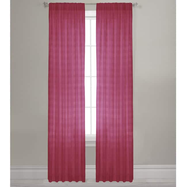 Maytex Lynette 84-inch Semi-sheer Window Panel - 40 x 84 - 40 x 84