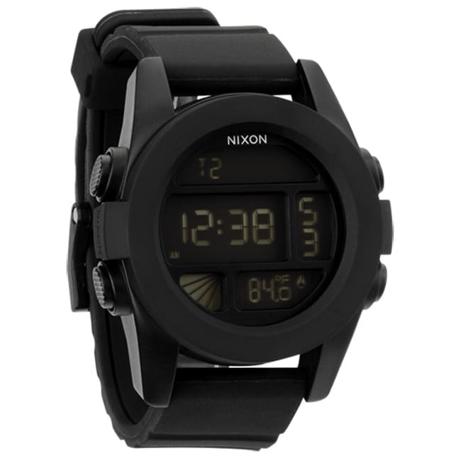 Shop Nixon Men's 'Unit' Polycarbonate Dual Time Digital Watch - Free ...