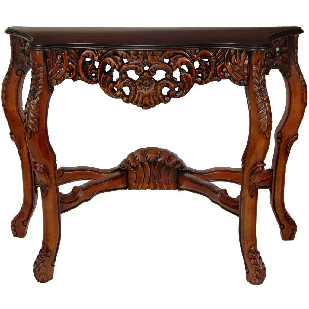 Handmade Wood 'Queen Victoria' Console Table (China)