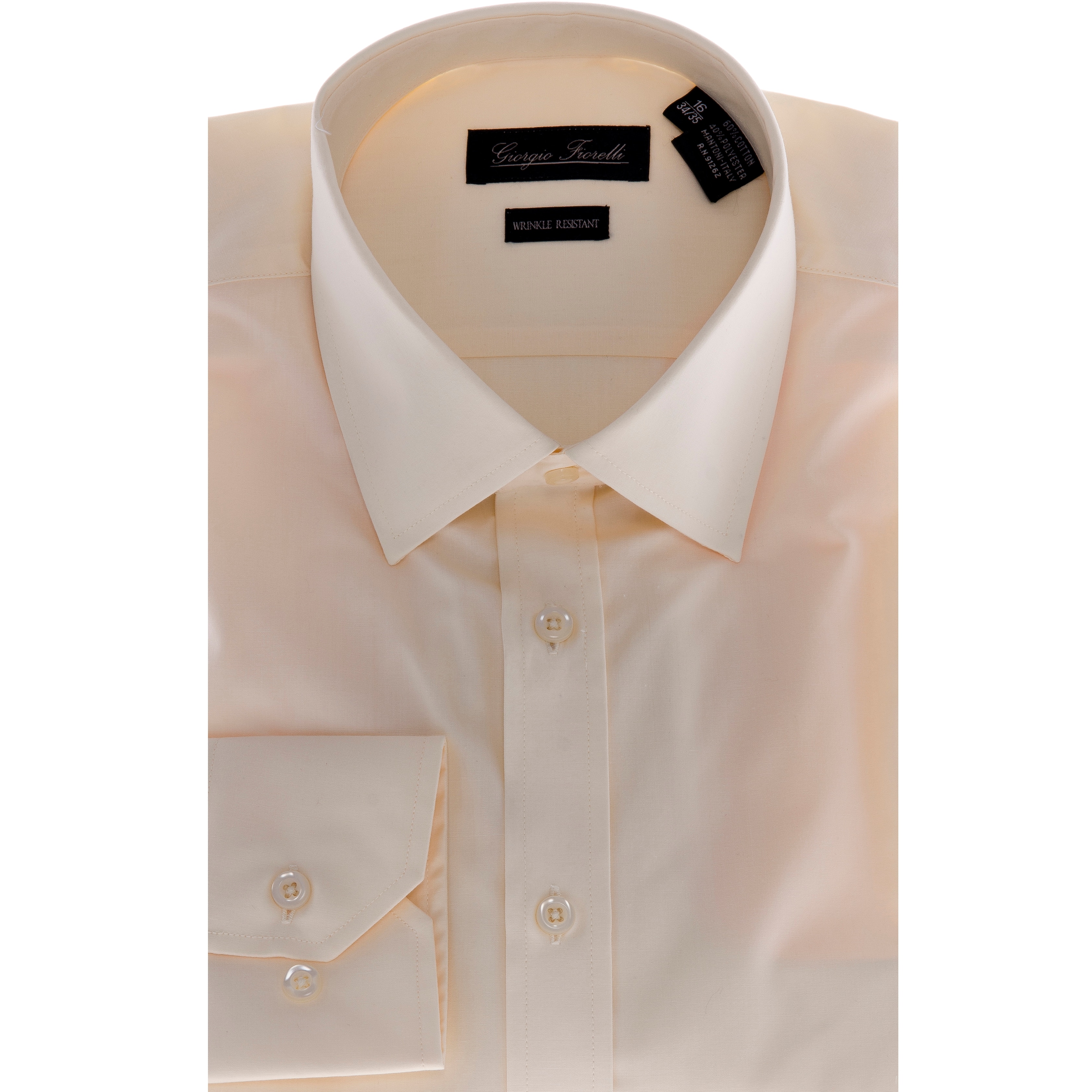 Mens Modern fit Dress Shirt, Beige