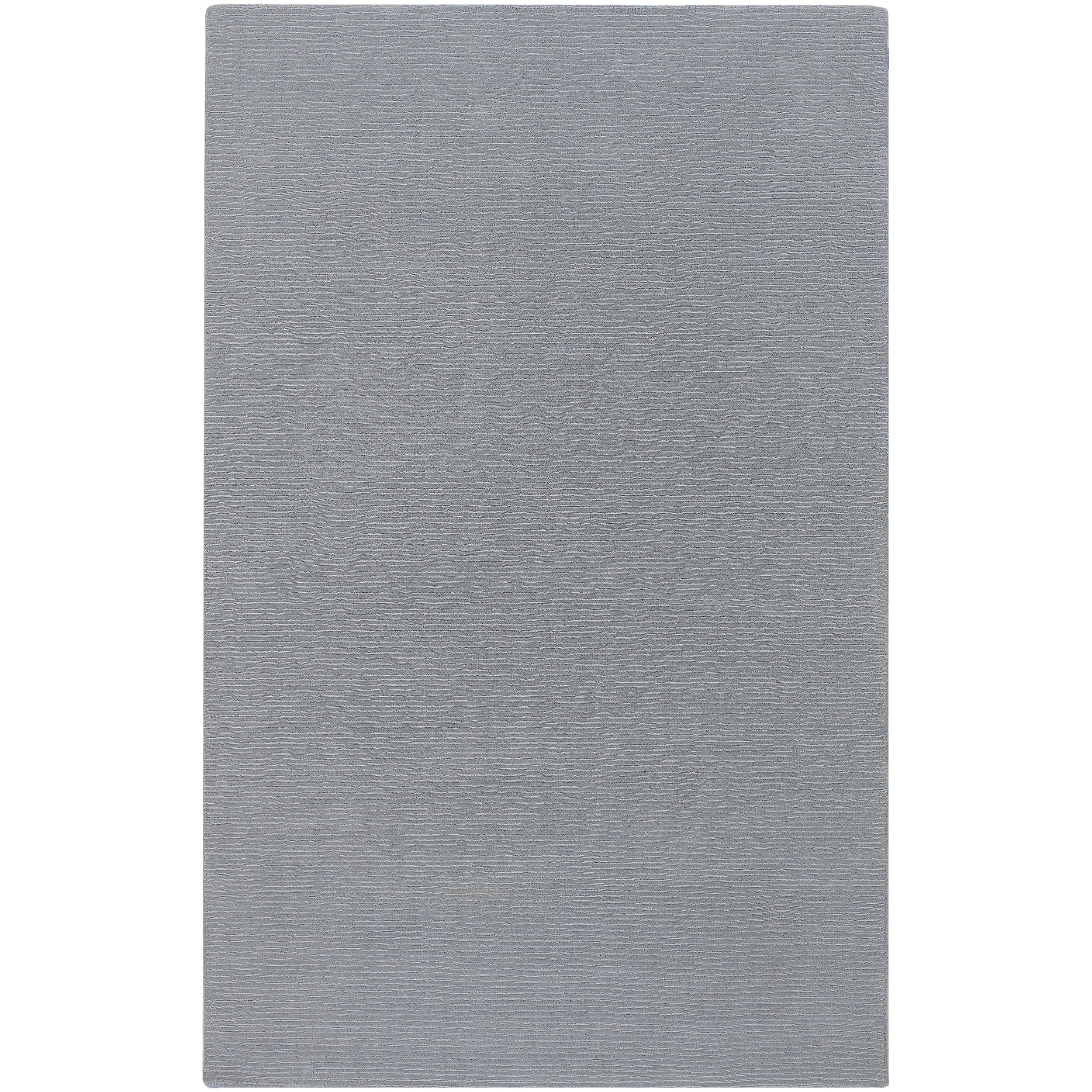 Hand Crafted Solid Grey Blue Victoria Wool Area Rug 12 X 15 Hand Crafted Solid Grey Blue Victoria Wool Area Rug 12 X27
