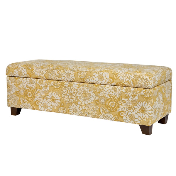 angeloHOME Kent Vintage Sun washed Floral Tan Wall Hugger Trunk