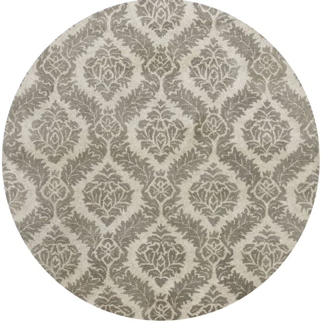 Hand tufted Averlo Grey Rug (8 X 8 Round)