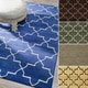 preview thumbnail 1 of 5, nuLOOM Abstract Handmade Moroccan Trellis Wool Rug
