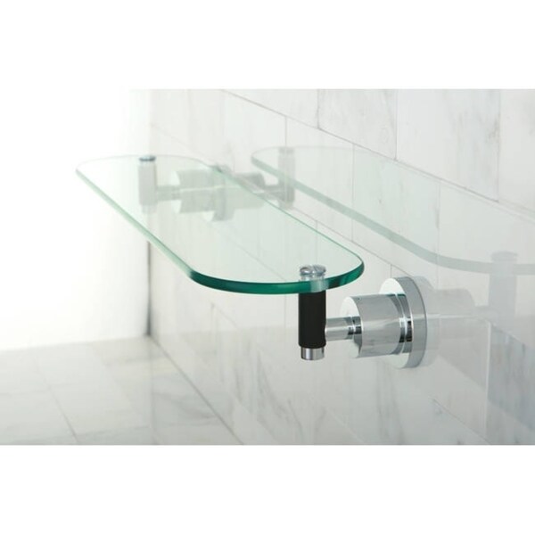 Chrome Bathroom Glass Shelf Free Shipping Today