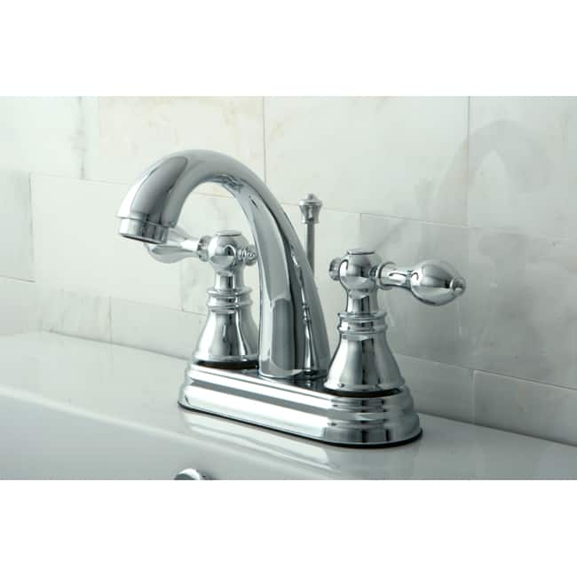 Chrome Classic Two-handle Bathroom Faucet