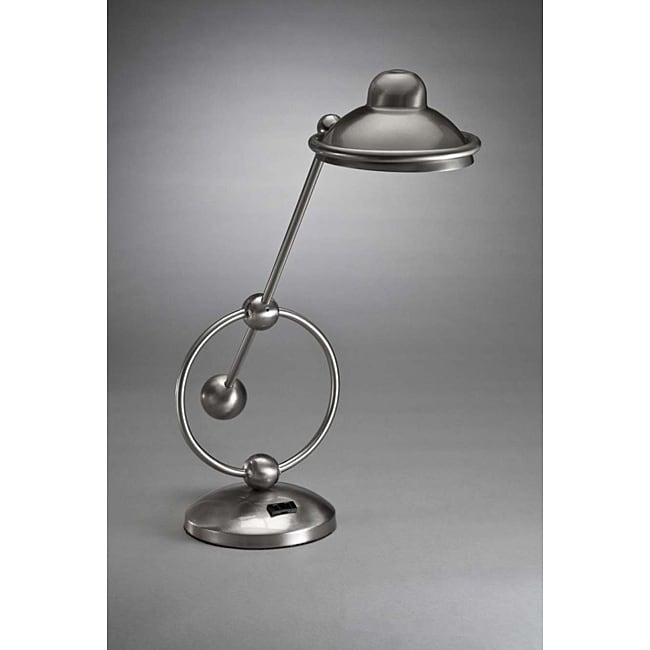 Aztec Lighting Contemporary One light Brushed nickel Downlight Desk Lamp