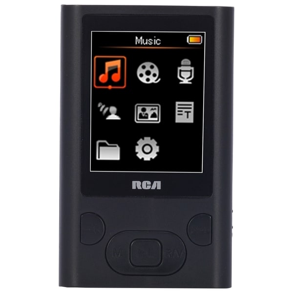 RCA M5504 4 GB Black Flash Portable Media Player
