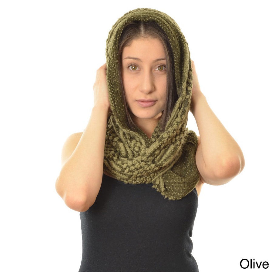 La77 Womens Cozy Knit Infinity Scarf