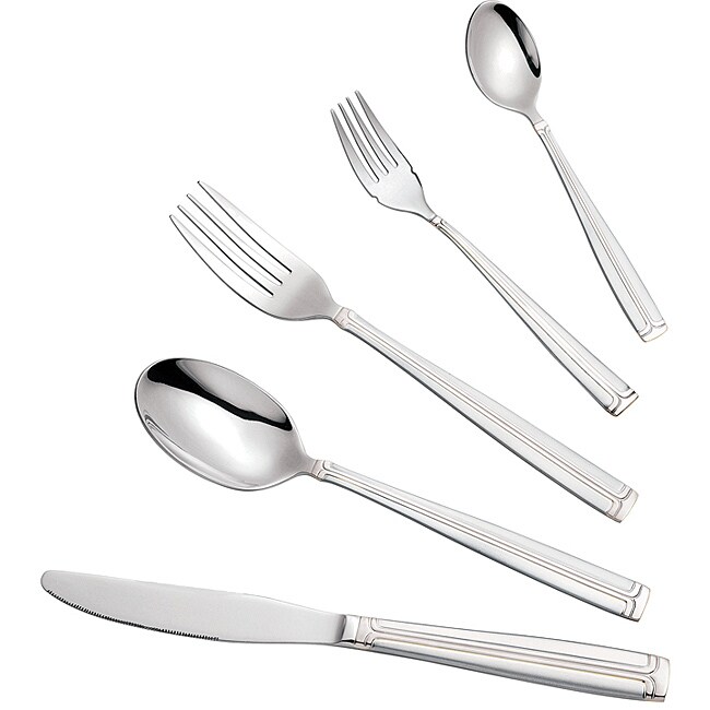 Lorren Home Trends Bella 18/10 20 piece flatware set
