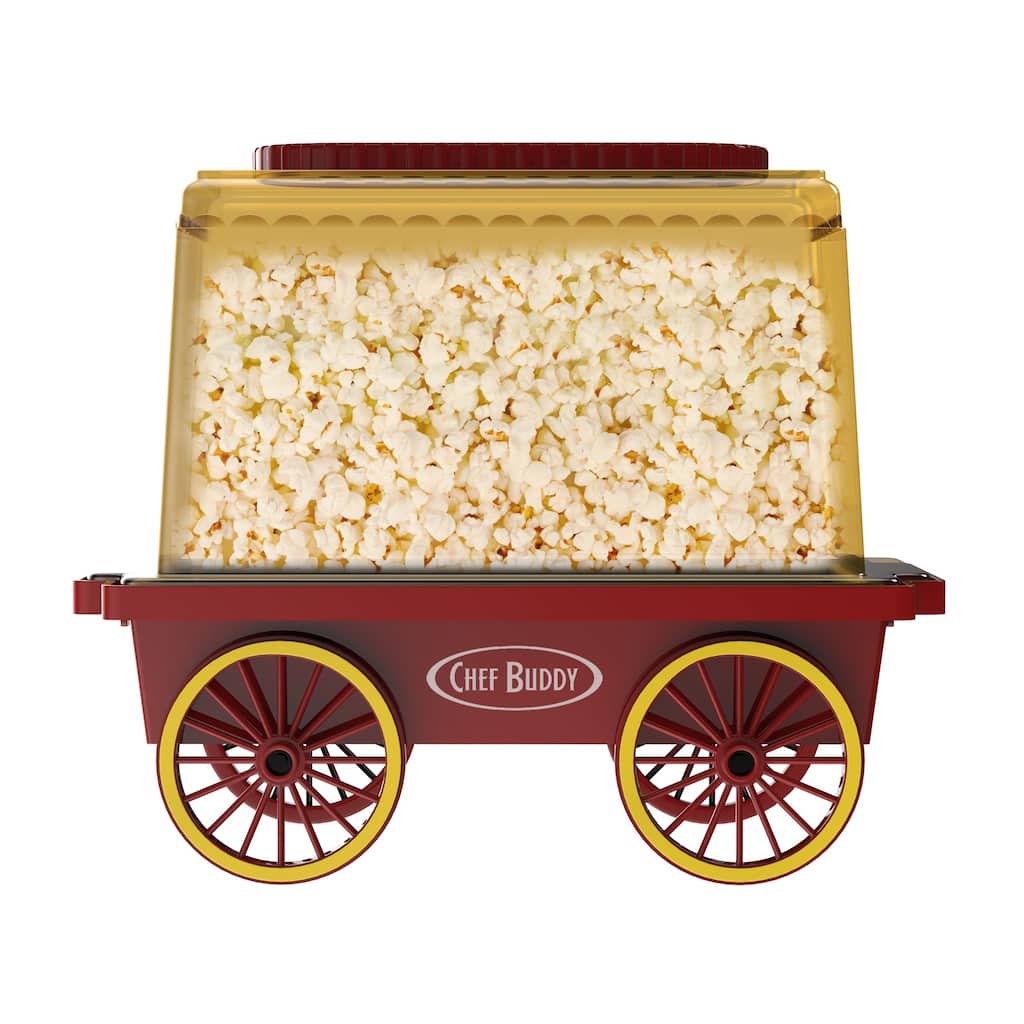 Tabletop Popcorn Machine- Vintage, Retro Electric Counter Top Theater Style Chef Buddy