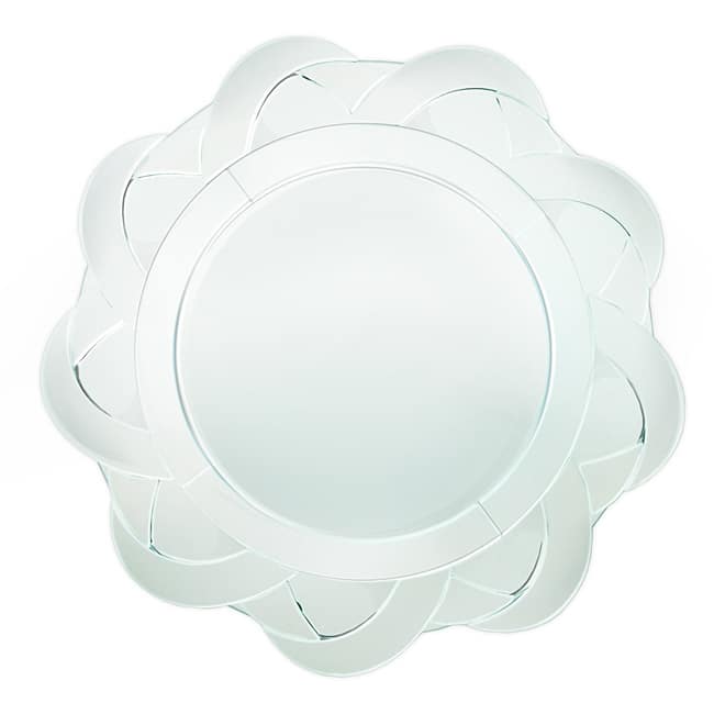 ChargeIt! by Jay 13-inch Glass Mirror Charger Plate