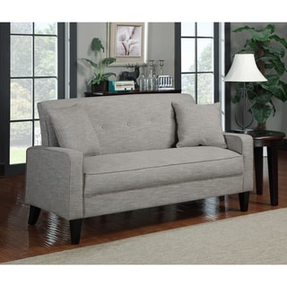 Portfolio Ellie Barley Tan Linen Sofa PORTFOLIO Sofas & Loveseats