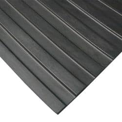 Shop Rubber Cal Wide Rib Corrugated Rubber Floor Mat 4 X 8 X