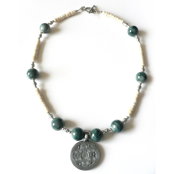 Silvertone Brighton Beach Necklace Free Shipping Today Silvertone X27 Brighton Beach