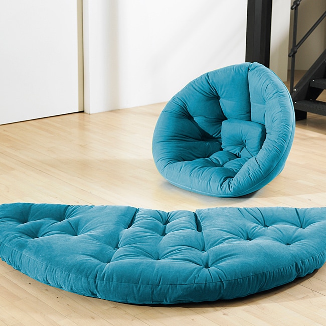 Horizon Blue Fresh Futon Nest