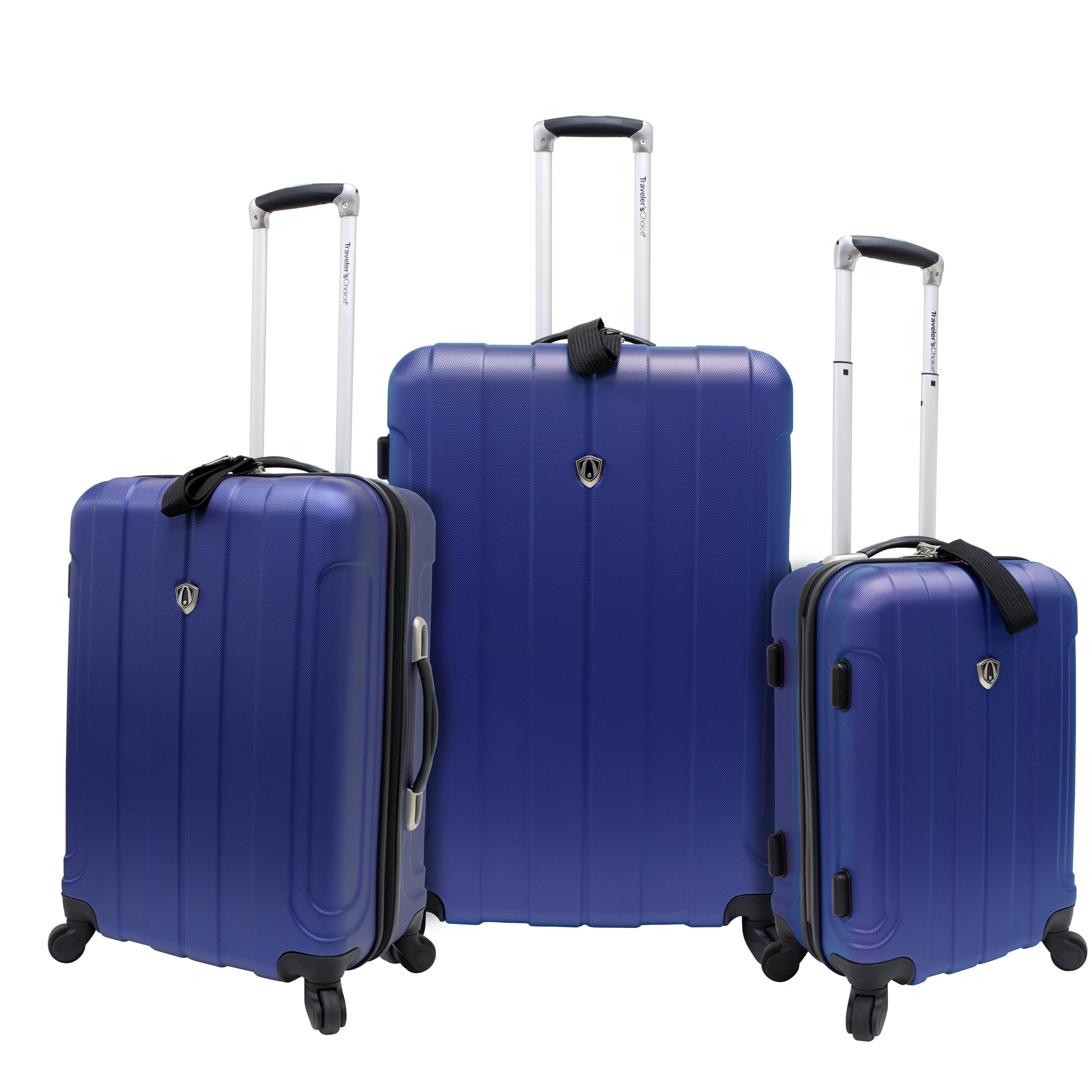 Travelers Choice Cambridge 3 piece Hardside Spinner Luggage Set