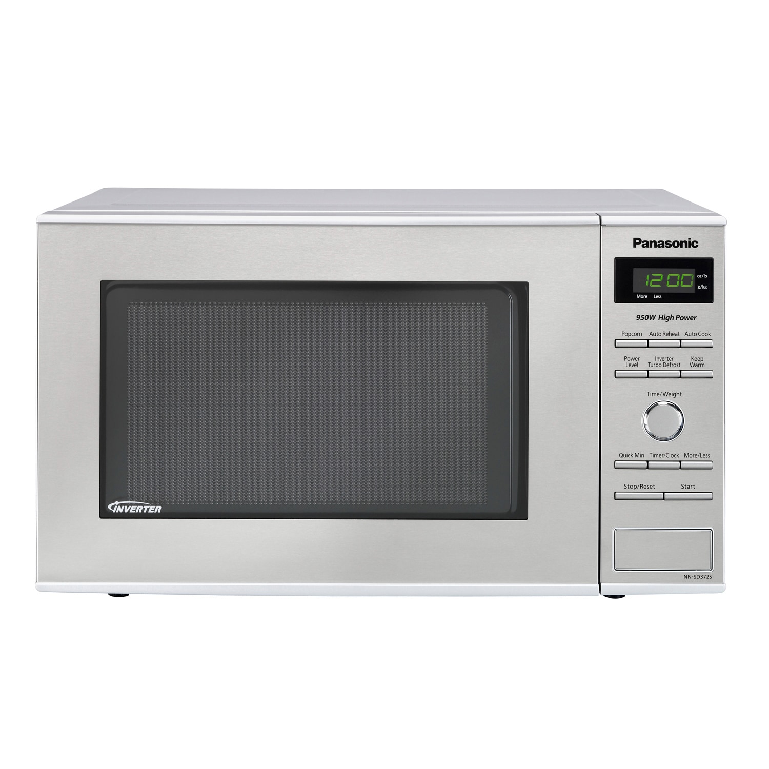 Shop Panasonic Genius Prestige NN-SD372S Microwave Oven - Free Shipping Today - Overstock.com ...