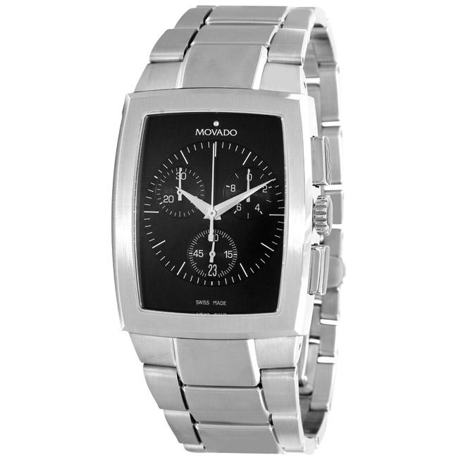 Movado Mens Eliro Stainless Steel Chronograph Watch Compare 