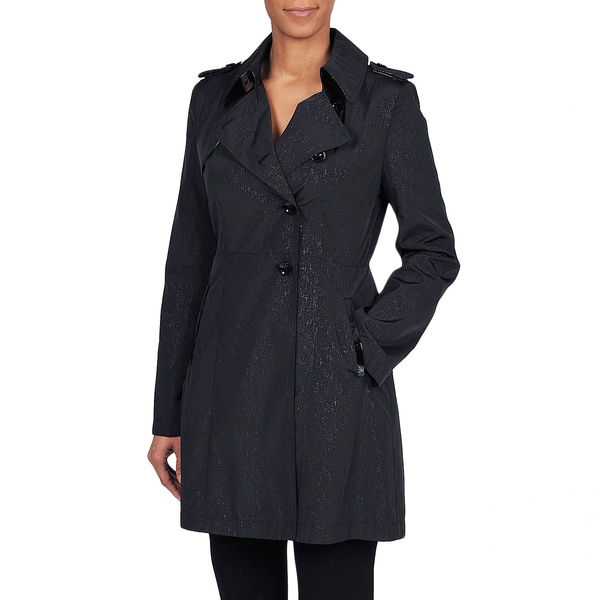 Via Spiga Women's Asymmetrical Water Resistant Trench Via Spiga Jackets