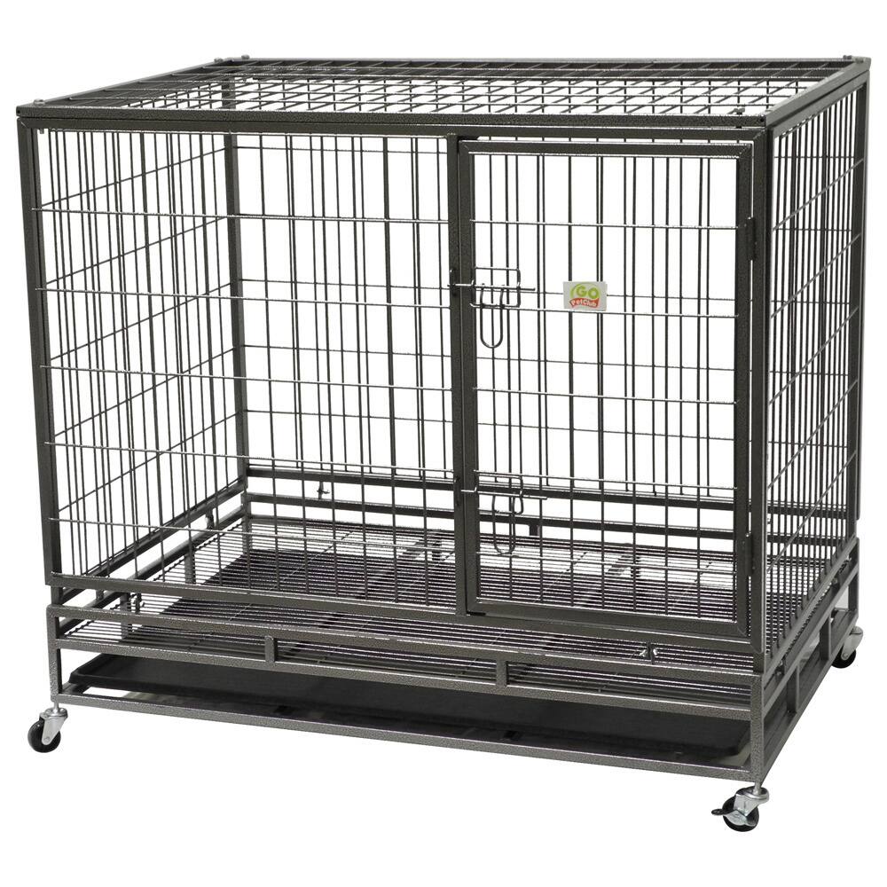 Go Pet Club Heavy-Duty Metal Wire Pet Cage