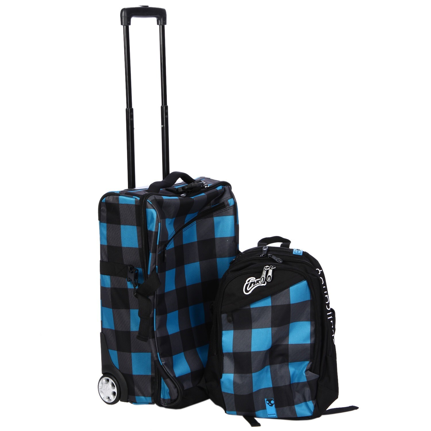 carry on luggage with attached backpack