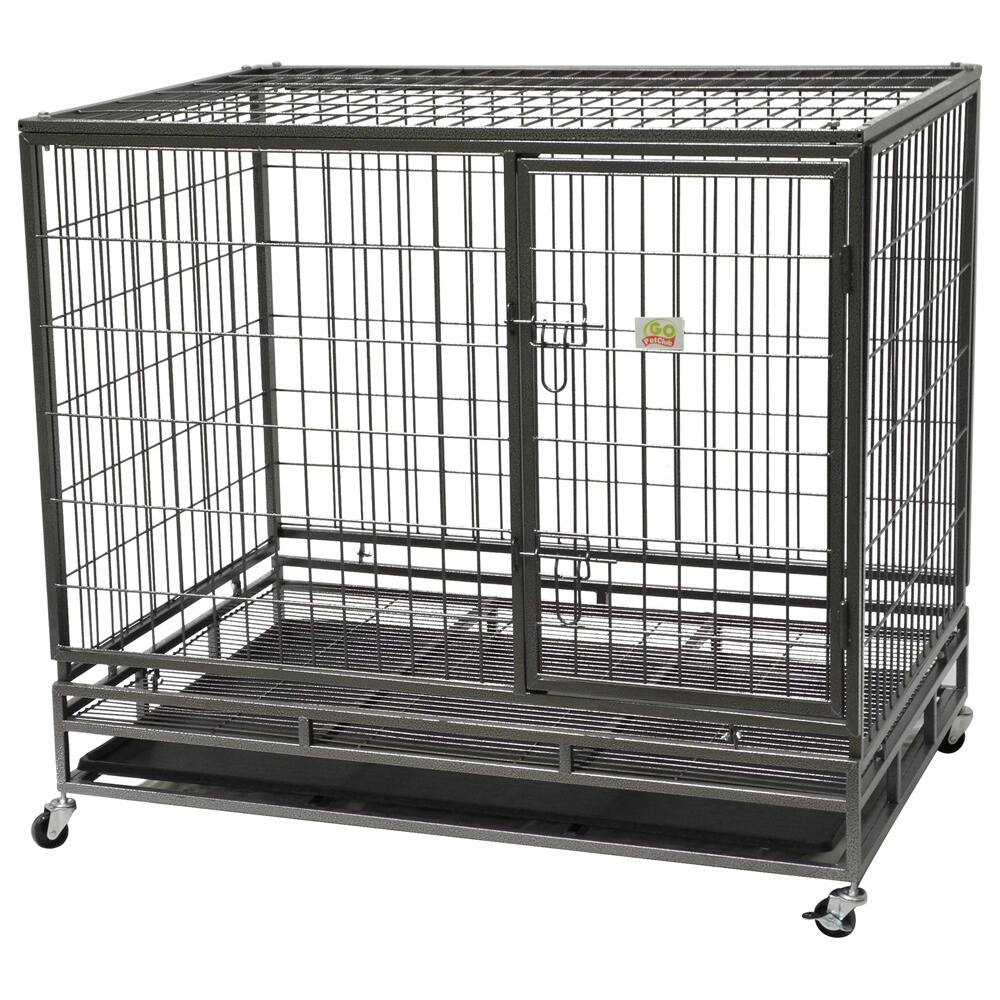 Go Pet Club Heavy-Duty Metal Pet Cage