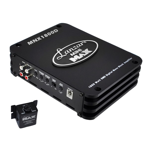 Lanzar Mini MAX MNX1800D Car Amplifier     @ 2 Ohm1800 W PMPO   1 Cha Lanzar Car Amplifiers