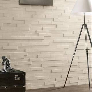 Porcelain Wall Tiles For Less Somertile 2x9 5 Inch Aluna Multi White Porcelain Wall Tile Case Of