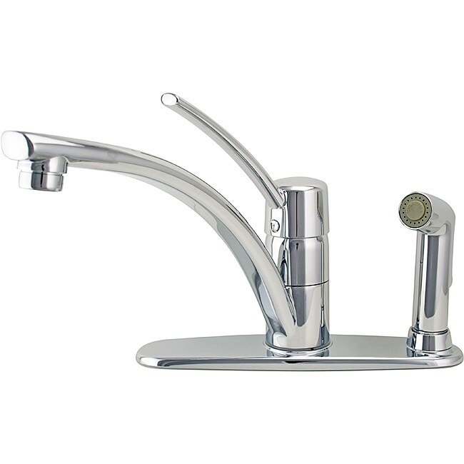 Price Pfister Parisa Single handle Polished Chrome Kitchen Faucet With Integrated Spray