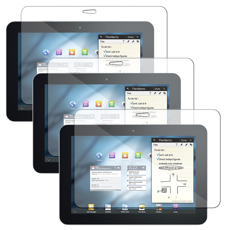 INSTEN Clear Screen Protector for Samsung Galaxy Tab 8.9-inch (Pack of 3)