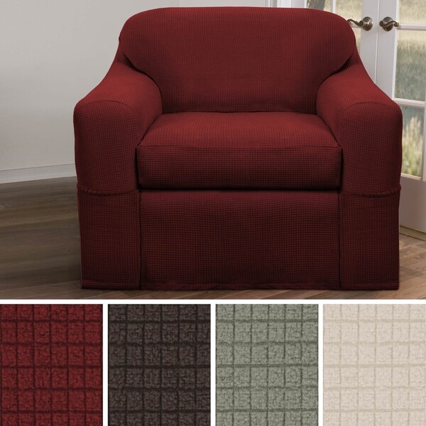 2 piece armchair slipcover