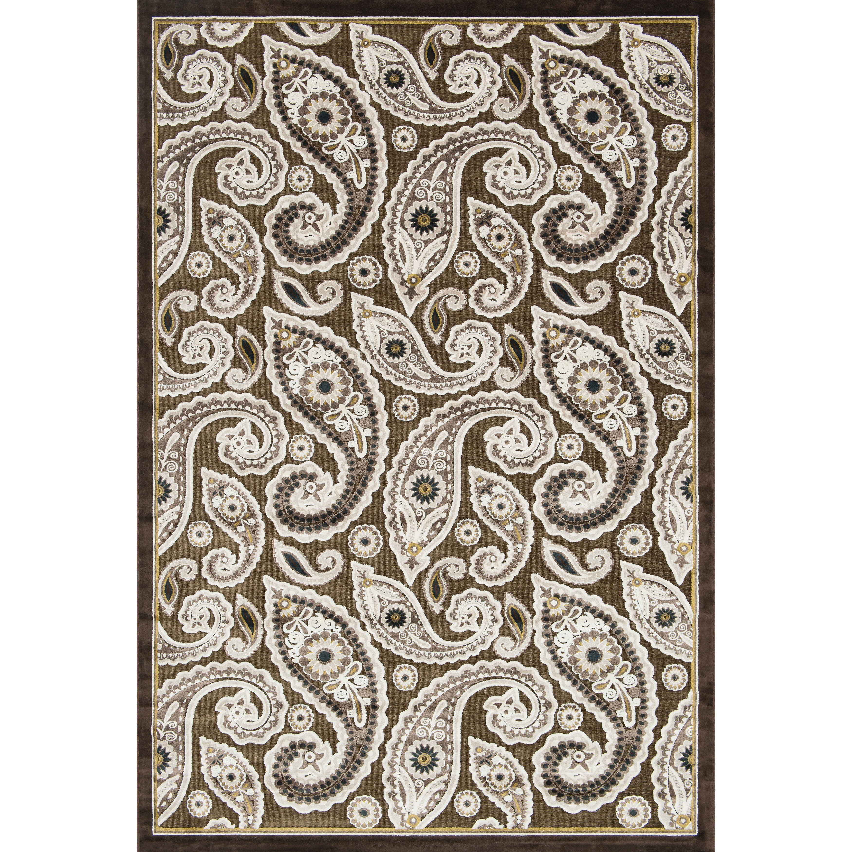 Madison Dark Brown Rug (53 X 77)