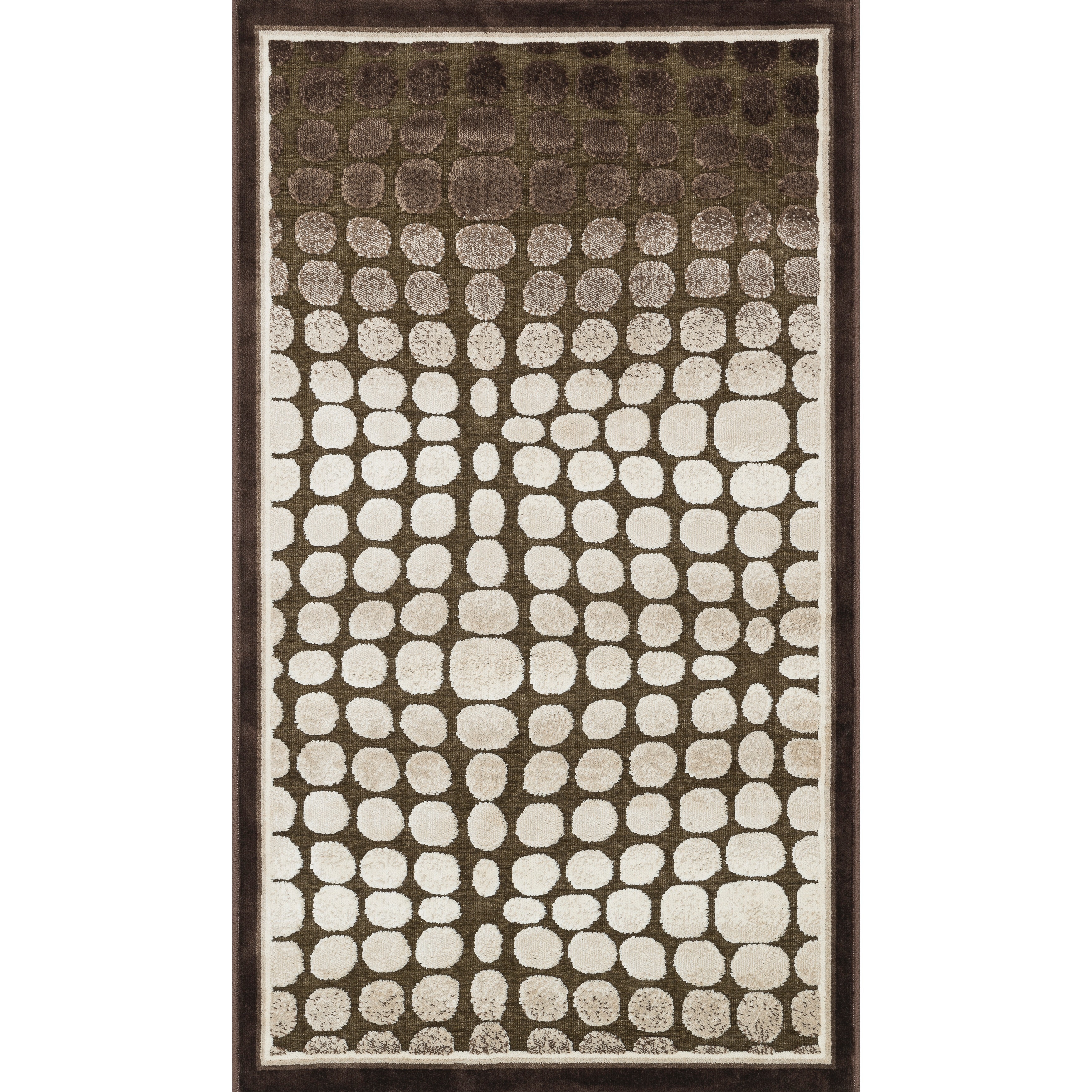 Madison Brown/ Beige Rug (23 X 39)